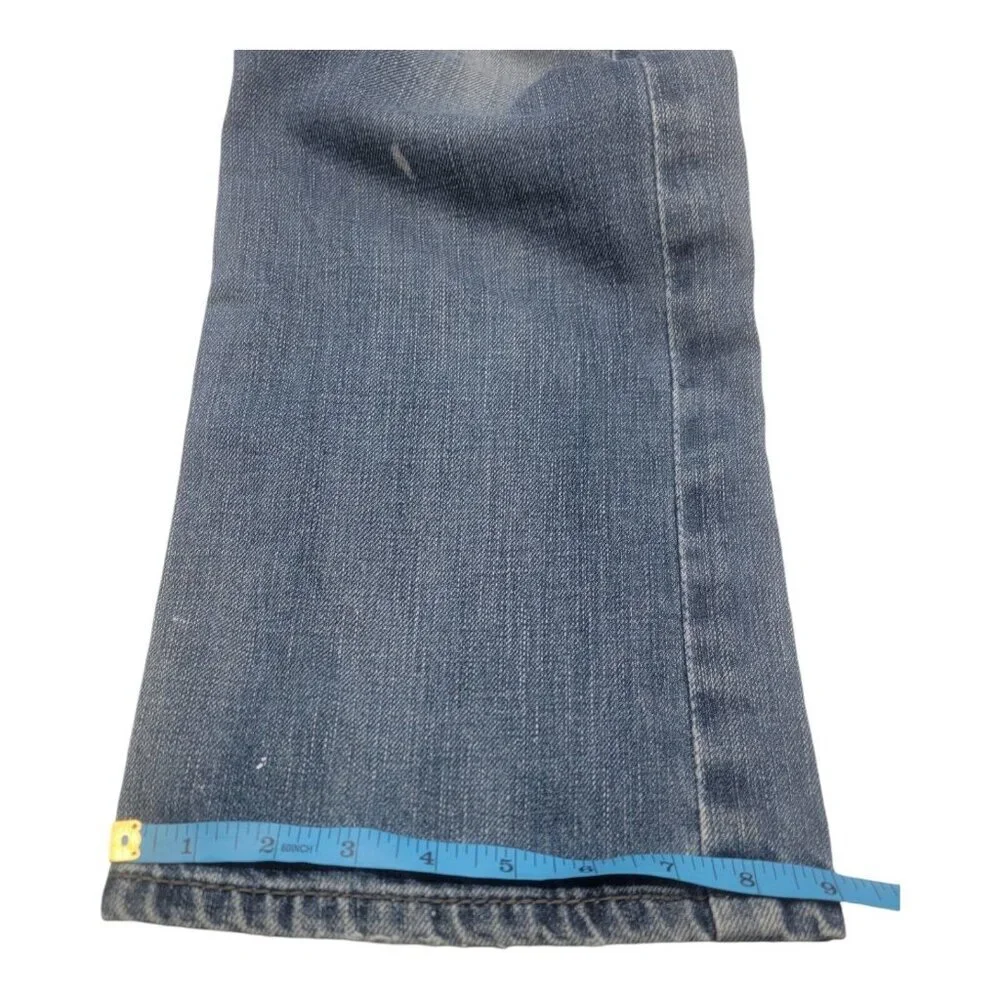 Ariat Jeans Men 31x34 Blue M4 Low Rise Boot Cut Denim Western Cowboy Workwear - Picture 3 of 11